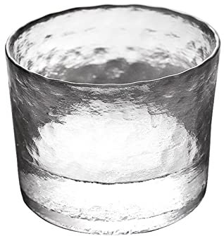 GLigeT Eiseimer Hausglas-EIS-Eimer, runder transparenter Glas-Bier-Champagner Ice BucketThis schönes Stück ist ideal for Unterhaltung und jeden Tag Eiskübel