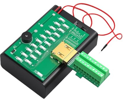 Treedix Scheda tester per cavi HDMI, kit di riparazione HDMI, 19+1 pin, estensibile fino a 20 metri, tester per la riparazione fai da te per misurare la sequenza di fili e la bontà dei fili