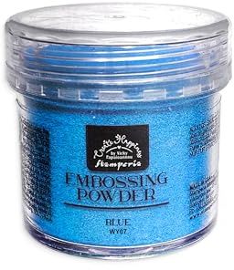 Stamperia - Embossing Powder for Scrapbooks, Albums, Cards, and Bullet Journals, Create Happiness, Glossy Finish, Perfect for Crafts and Gifting (All You Need for Christmas, Blue) (18gr)