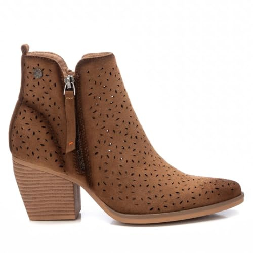 REFRESH - Botín Mujer Taupe - Calzado Cómodo y Versátil - Moda casual - Modelo 17251903 (Talla 38)