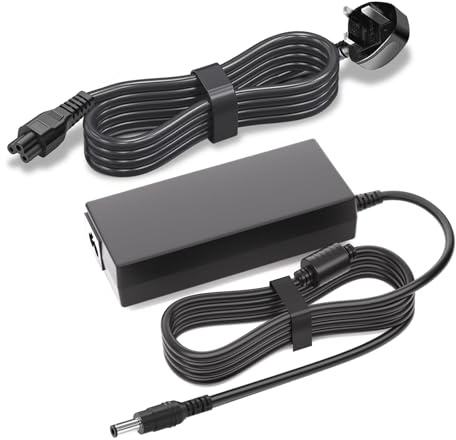 Adapter for KOORUI 27E6QC Philips 246E9QJAB 226E9QDSB 246E9QDSB 242E1GSJ | 19V Charger for HP Monitor 27f 22cwa v222vb 24mh 23er 23es 27eb 27er 24ea 25vx LED AOC C24G1A 27B31H Power Supply Cord