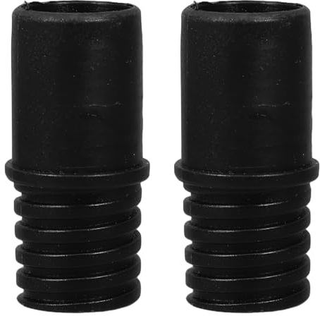 FESTFENDS Threaded Handle Replacement Tips Extension Pole End Adapter for Broom Handle Mop Head Connector Brush Attachment 2 Pack for Household Cleaning Tools