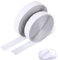 Vicloon Scratch Autocollant Double Face, 20mm*5m Bande Agrippantes Adhésives, Bande Scratch Adhésive Autocollant Puissant Bandes Adhésif pour Ménage,Bricolage Et l'artisanat (Blanc)