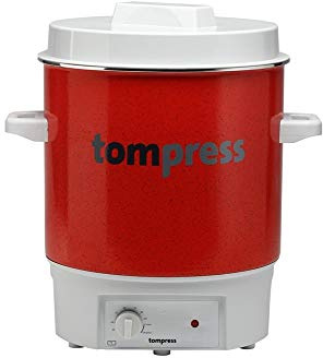 Stérilisateur émaillé électrique Tom Press pour stérilisation conserves et cuisson - TOM PRESS