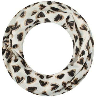 Majea Loop Schal Damen Schlauchschal Halstuch schmaler Loopschal (880051) (beige 16)