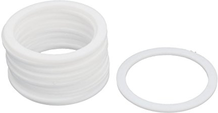 Aexit 55mm x 45 mm x 2 mm PTFE Runde Unterlegscheibe Dichtring Weiß 15st (ec444cece67707d27eb571d290220c44)