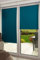 K-home Thermorollo Verdunklungsrollo ohne Bohren Petrol B90 x H150 cm