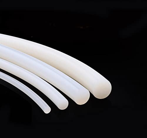 1 m/2 m/5 m/10 m, solide Silikonschnur, Durchmesser 1 mm-25 mm, weiße Gummidichtung, O-Ring, wasserdicht, hochtemperaturbeständig, 6 mm, 1 Meter