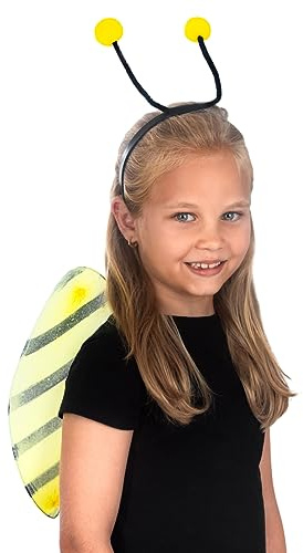 Funidelia | Ali e fascia per capelli da ape per bambina e bambino Animali, Insetti, Api - Accessori per bambini, accessorio per costume - Giallo