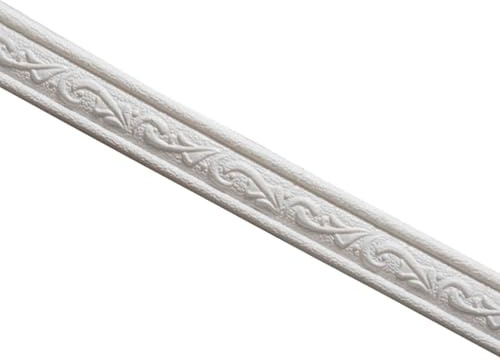 Striscia di stampaggio flessibile - Rivestimento autoadesivo, nastro per bordo muro | 90,55 x 1,57 x 0,27 pollici di confine con carta da parati impermeabile, modanatura a bastone per angoli, telaio a