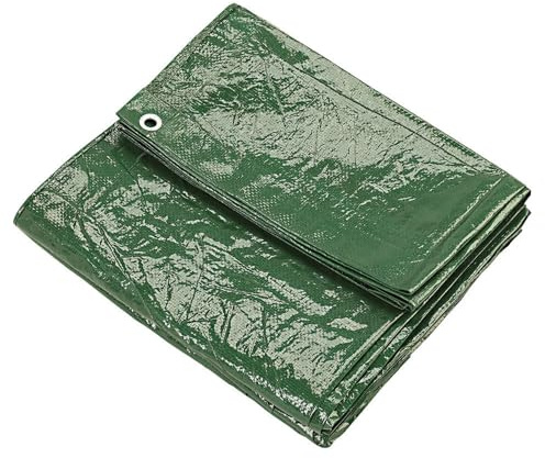 Heavy Duty Waterproof Tarp Cover Green Polyethylene Ground Sheet 1.2 x 1.8m