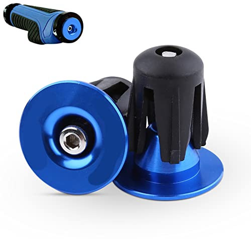 Fahrrad-Lenker-Endkappen, Lenker-Endstopfen, Lenkerkappen, Fahrrad-Lenkergriffe, Lenker-Endkappe, verstellbare, aufblasbare Fahrrad-Lenkerenden aus bunter, plattierter Aluminiumlegierung