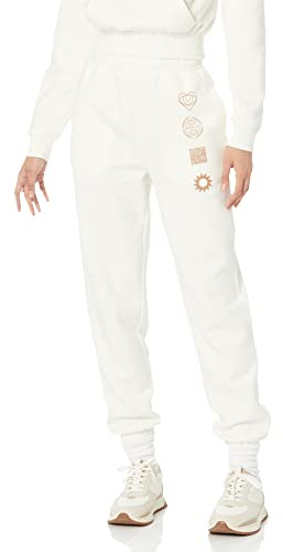 Amazon Essentials Femme Pantalon de Jogging Décontracté, Taille Haute (Disponible en Grandes Tailles)