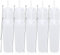 Volhoply 16oz Plastic Skinny Tumblers Bulk 10 Pack,Double Wall Tumbler with Lid and Straw,BPA Free Matte Acrylic Iced Coffee Cups with Straw,480ML Reusable Cute Mug for Parties,DIY Gift(White,10 Set