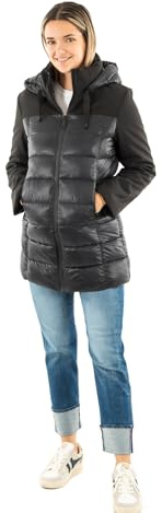 ONLY ONLSOPHIE Mix Puffer CC Otw Giacca, Black, M Donna