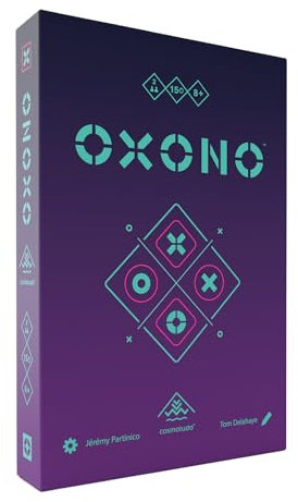 Cosmoludo 3143105 Oxono, Brettspiel, Strategiespiel, 2-Personenspiel, abstraktes Spiel für Erwachsene und Kinder ab 8 Jahren