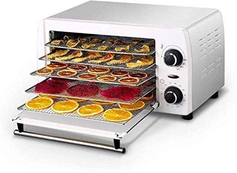 IUBGFTO Máquina deshidratadora de Alimentos para Carne Seca, Frutas, Verduras, Carne de Res, Control de Temperatura Libre de BPA, 300W