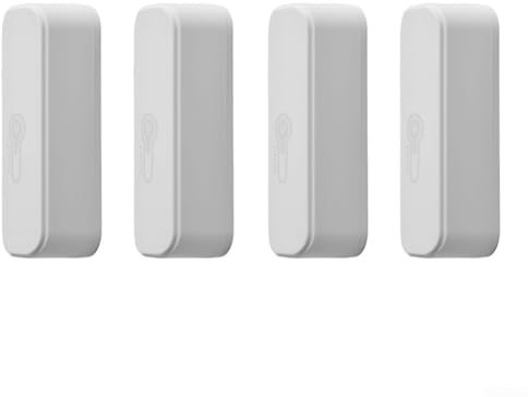 für Tuya Smart Temperatur, Innen- und Außenthermometer und Hygrometer, für Zigbee Temperatursensor mit Echtzeit-Benachrichtigungen, für für Gewächshaus,Garage(4 Stück)