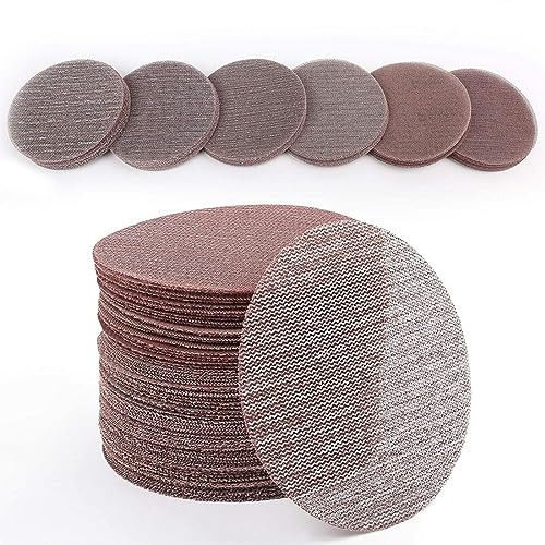 Sandpapper med nät ， Sandningsskivor med nät Slippapper med nät, kardborreband, dammfritt slippapper(Grit 120)