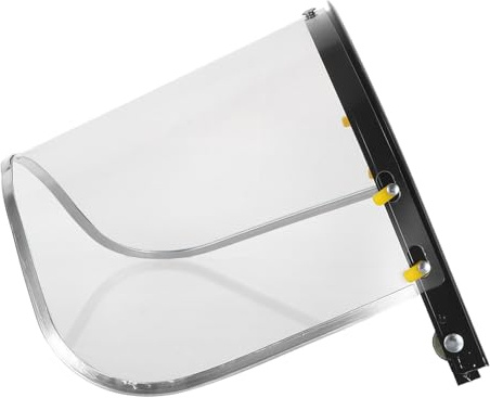 jojofuny para Soldadura con Visor Grueso y Resistente al Calor Facial Transparente para Casco de Seguridad Accesorio para Esmerilado y Pulido