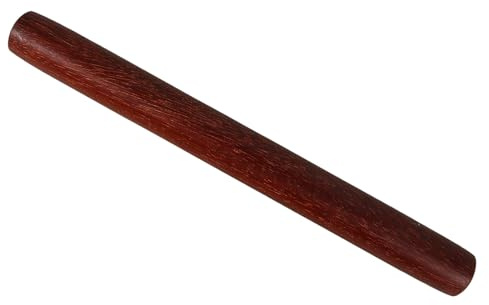 WESIEVYA Palo de Tai Chi de Madera Roja 33 CM para Entrenamiento Kungfu Bastón Resistente y Suave al Tacto para Práctica de Artes Marciales y Ejercicio al Aire Libre