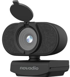 Novodio SmartCam Desktop 4K - Webcam USB UHD avec Double Microphone - Mac et PC