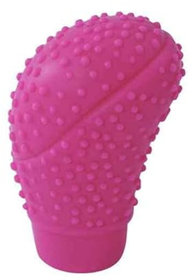 AUTOZOCO Funda Pomo Cambios Marcha Coche Antideslizante - Cubierta de Perilla de palanca de Marchas - protector de pomo adherente - silicona suave - diseño pinchos (Rosa)