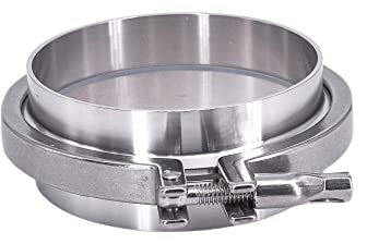 zorfar Clamp 4 Tri Clamp X 108mm 4.25 Pipe OD Stainless Sanitary 2 PCS SS304 Weld Ferrules + 1 PC SS304 Clamp + 1 PC Gasket