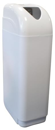 AQUAWATER 104644, Adoucisseur d'Eau Aquavita 18 Litres, Anti Calcaire, Pour Maisons ou Appartements, 1 à 5 Personnes, Compatible avec Raccordement Mâle 26/34 (1), Vanne Electronique Automatique Eco