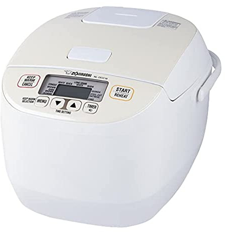 Zojirushi NL-DCC18CP Micom Rice Cooker and Warmer (Pearl Beige, 10 Cups)