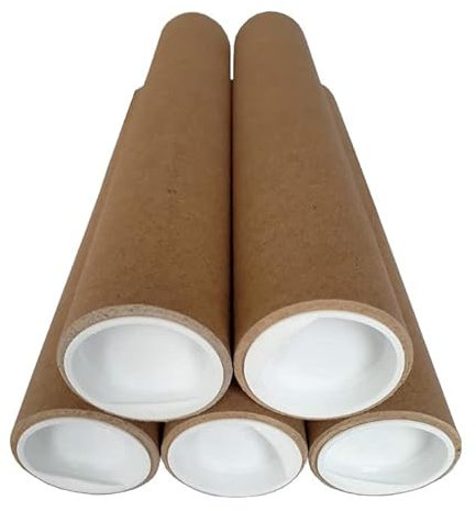 Versand Schutz Aufbewahrungs Hülse Rohr Rolle 10-50cm bis DIN A2 mit Deckel Durchmesser innen 38mm (25cm, C: 5 x 25cm)