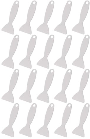 OUNONA Pala para Quitar Hielo de Refrigerador 20 Piezas, Raspador de Hielo de Pp Mango Suave, Herramienta de Descongelación para Frigorífico y Congelador, Limpieza Fácil y Ahorro