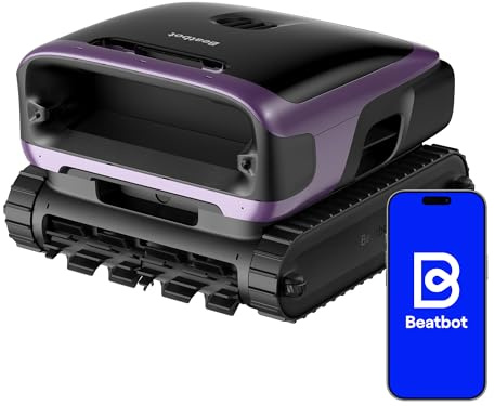 Beatbot Sora 70 Robot piscina 4 e 1: pareti e fondo, superficie e linea di galleggiamento, senza fili, 25700 LPH, parcheggio in superficie,capacità 6l, piscine fuori terra e interrate fino a 300 m²