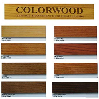Vernice Per Legno O,75 LT Per Interno e Esterno (NOCE)