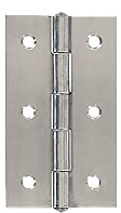 Charnière de meuble Vynex Inox 90 x 50 mm - 2 pcs