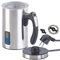 Rosenstein & Söhne Milchkocher elektrisch: Elektrischer Edelstahl-Milchaufschäumer, 115/240 ml, antihaft, 500 W (Milchwärmer elektrisch, Milchbereiter, milchaufschaumer)