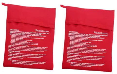 DimyFew Bolsa de Batata para Microondas Bolsa de Maíz Bolsa de Batata Bolsa de ñame Asado, tal como se describe, L