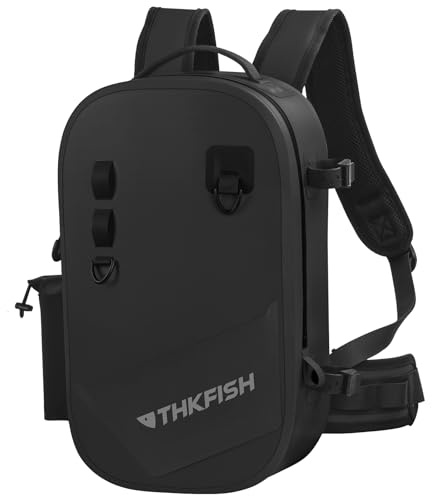 THKFISH Zaino da pesca impermeabile IPX8 con supporto per canna, borsa leggera da pesca, per muoversi liberamente regali di pesce per gli uomini