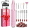 FOLAI Elektrische Nagelfräser, Maniküre Pediküre Set Nagelfeile Elektrisch, Profi Nagelfräser für Gelnägel, Acryl Gelnägel, Kallus Entfernen,Nagelhaut Shellac Nagel, Geschenke für Frauen, Mama