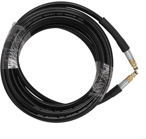 Manguera de repuesto para lavadora a presión serie K 2.643-585.0 Manguera de agua de extensión de alta presión con conexión rápida para modelos K2 K3 K4 K5 K6, 180 bar 2610 PSI, negro (6 m)