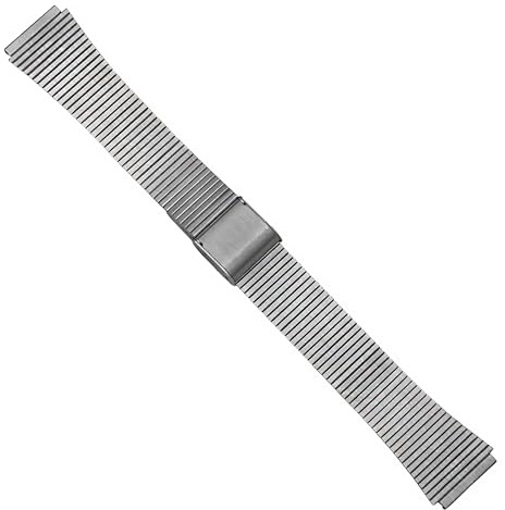 Dcasmo group Cinturino per Orologio in Acciaio Inossidabile da Uomo 18 mm Compatibile con Seiko Omega Cartier New Old Stock 1970 - Bracciale Vintage Metallico Originale - Strap per Orologio Antico
