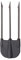 Abysstar Fiocina Pesca Sub a 3 Punte Base Nylon Acciaio armonico, Pesanti Inox Unisex Adulto