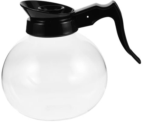 Alipis Große Schwere Glaskanne Mit Perkolator Kaffeesieb Hitzebeständig Für Herdgebrauch Tropffilter Für Einfaches Brühen Und Reinigung Eleganter Retro-küchendekor