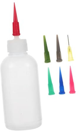 DOITOOL Herramienta Para Apretar Botellas De Esmalte De Herramientas De Botella Expresible Para Esmaltado De Aplicador De Aguja De Punta Fina Para Decoración Creativa De Diy