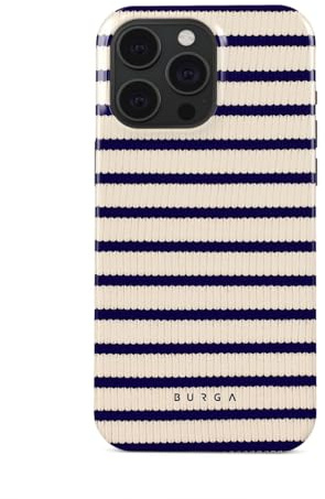 BURGA Handyhülle für iPhone 15 Pro Max – Unisex Hybrid-Schutzhülle mit stoßdämpfendem TPU & kratzfester Außenschale, erhöhter Displayrand, MagSafe-kompatibel, kabelloses Laden, stylisches Design