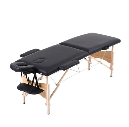 Lettino Da Massaggio Pieghevole Lettino da massaggio portatile pieghevole in schiuma con custodia for il trasporto Divano letto for terapia professionale for tatuaggi spa di bellezza regolabile in alt
