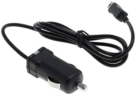 Premium Mini-USB KFZ-Ladekabel 12V/24V mit TMC Antenne kompatibel mit Tomtom Becker Garmin Nüvi Navigon Empfänger