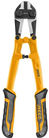 INGCO 35,6 cm Bolzenschneider Heavy Duty Bolzen Kabel Stahlstange Kettenglied Zaun und U-förmige Schlösser Cutter HBC0814