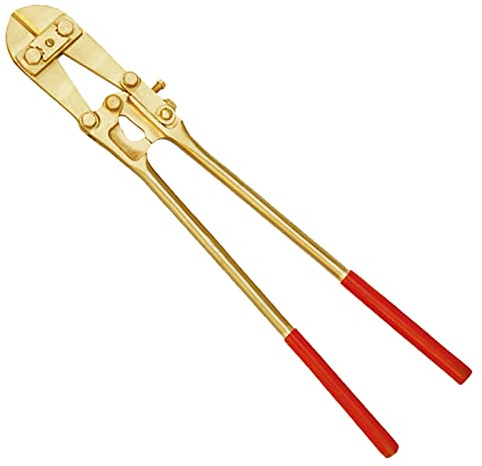 WEDO Déchiqueteuse de boulon anti-étincelles, coupe-boulons de sécurité en aluminium bronze, norme DIN, certificat BAM et FM, 6 x 600 mm.