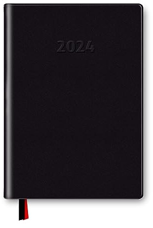 Grupo Erik Terminkalender 2024 | 2024 Wochenansicht | Dezember 2023 - Januar 2025 | PU Softcover Terminkalender & 30-Minuten-Intervalle | Wochenplaner 2024 | Schreibtischkalender 2024